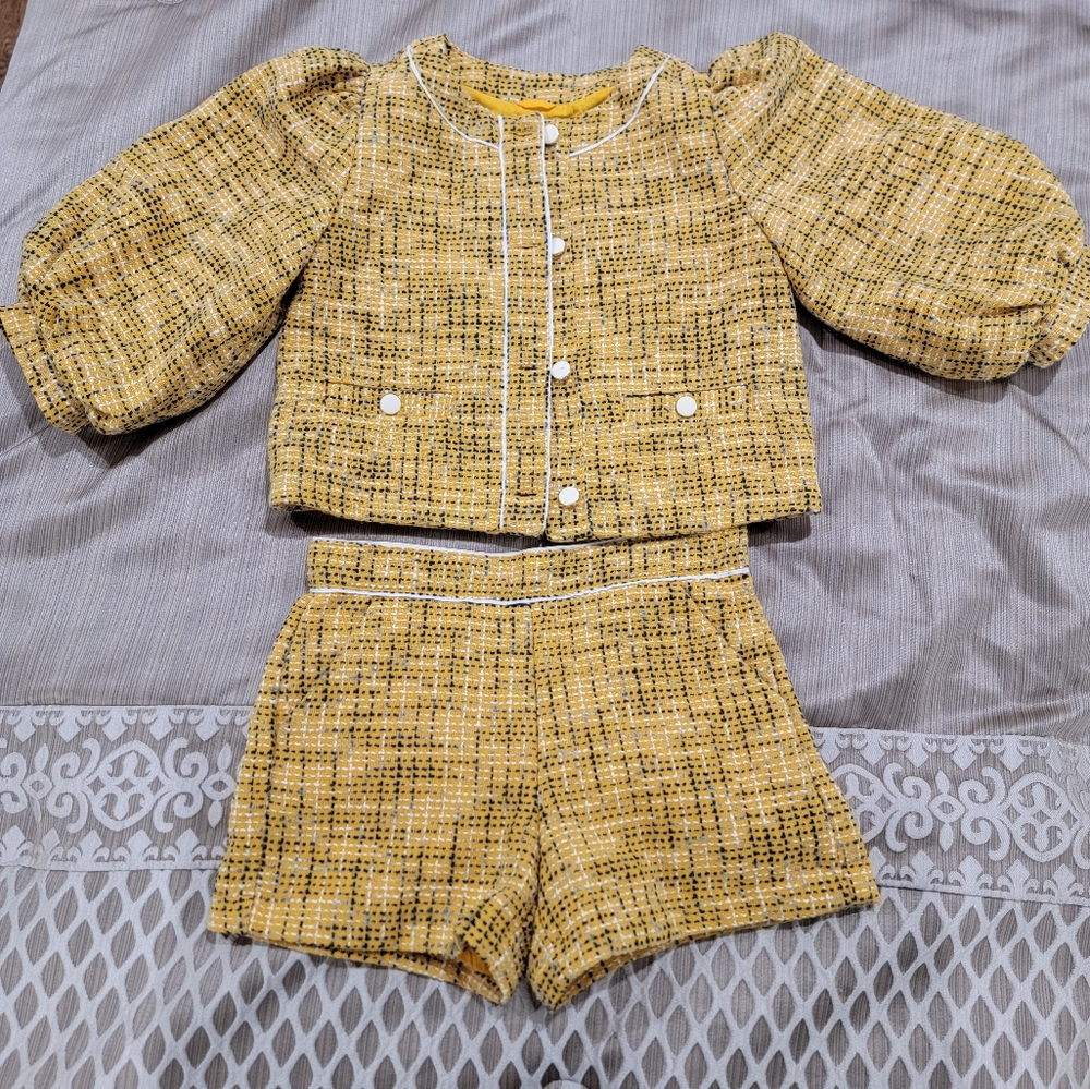 Janie and Jack two piece set, blazer and shorts.
